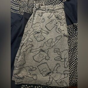 Bart Simpson shorts h&m divided